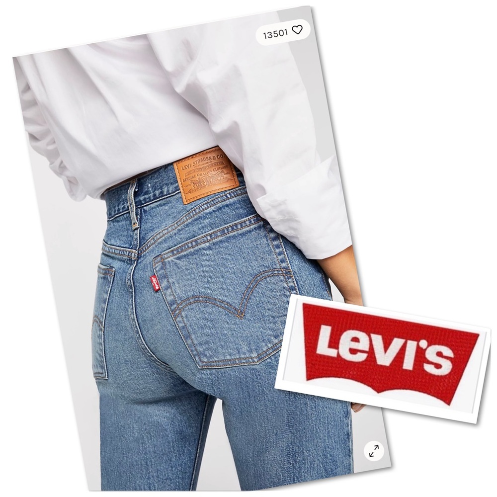 Levi’s Wedgie High Rise Snug Through Hip & Thigh Tapered Leg - NWT